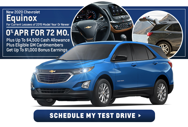 2020 Chevrolet Equinox FWD LT For Current Lessees of 2015 Model Year Or Newer