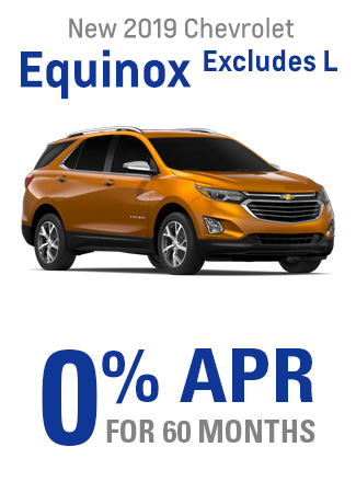 New 2019 Chevrolet Equinox Excludes L