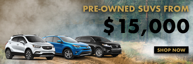 Pre-Owned SUVs from $20,000