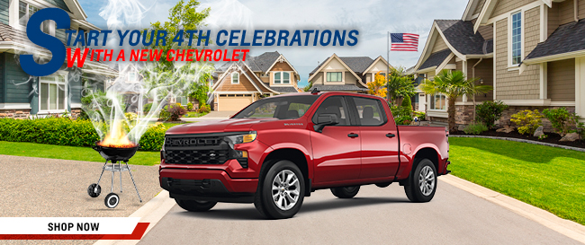 Start your 4th celebration with a new Chevrolet