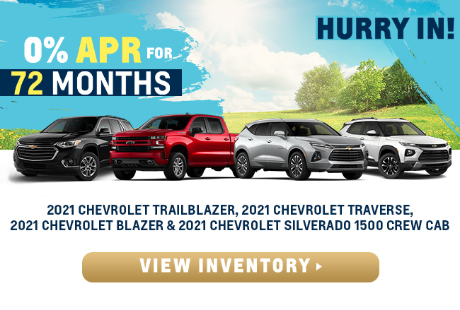 2021 Chevy Trailblazer Traverse Blazer Silverado