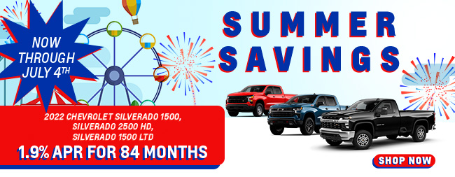 promotional offer on vehicles from Rountree Moore Chevrolet