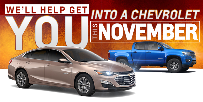 We’ll Help Get You Into A Chevrolet For The Holidays