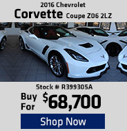 2016 Chevrolet Corvette Coupe Z06 2LZ