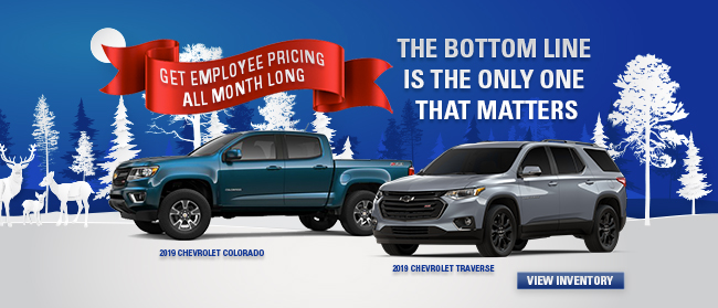 New 2019 Chevrolet Traverse & 2019 Chevrolet Colorado