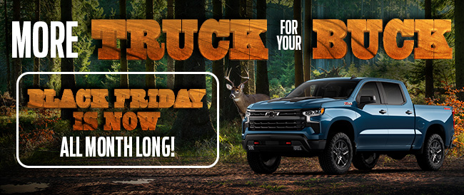 more truck for your buck black friday all month long