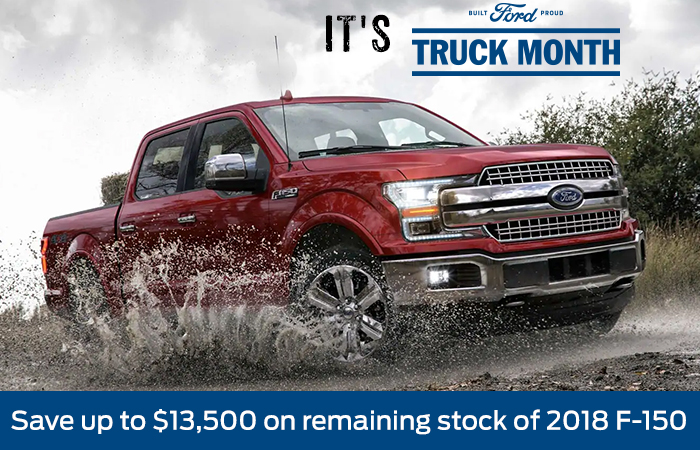 It's Ford Truck Month At Rountree Moore Ford