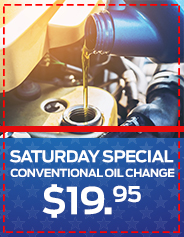 SATURDAY SPECIAL CONVENTIONAL OIL CHANGE