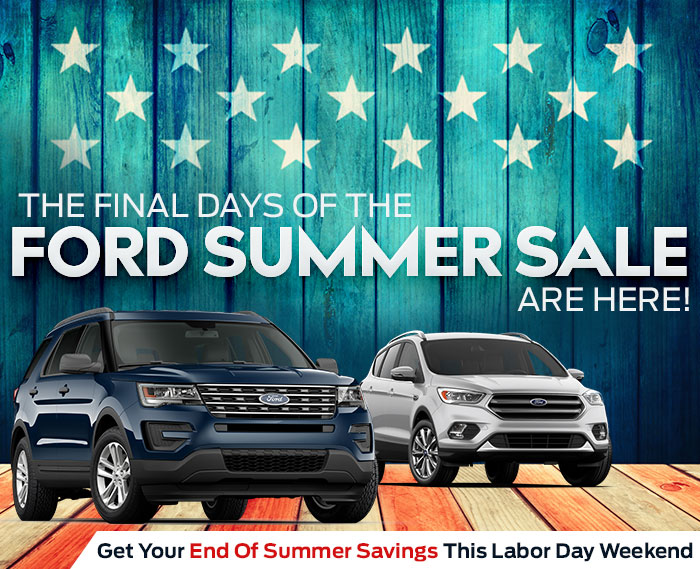  The Final Days Of The Ford Summer Sale Are Here!