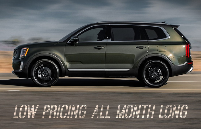 Low Pricing All Month Long