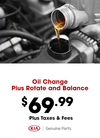 Oil Change Plus Rotate and Balance