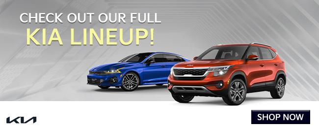 Check out our full Kia LIneup