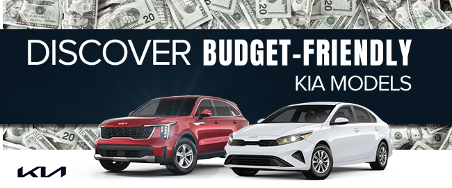 Discover budget-friendly KIA models Kia