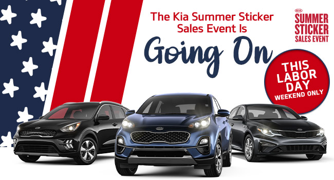 the kia summer sticker sales is on