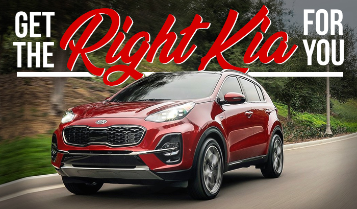 Get The Right Kia For You