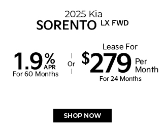 2025 Kia Sorento LX FWD offer