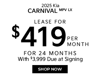 2025 Kia Carnival MPV LX offer