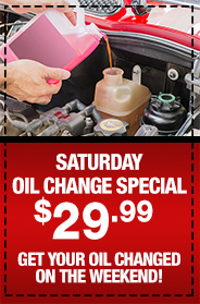 Saturday Oil Change Special