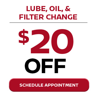 $20 Off Any Lube, Oil & Filter Change