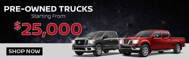 Pre-owned trucks from $25,000