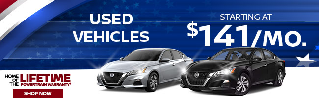 used vehicles start at $141 a month