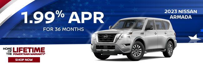 special apr offer on Nissan Armada