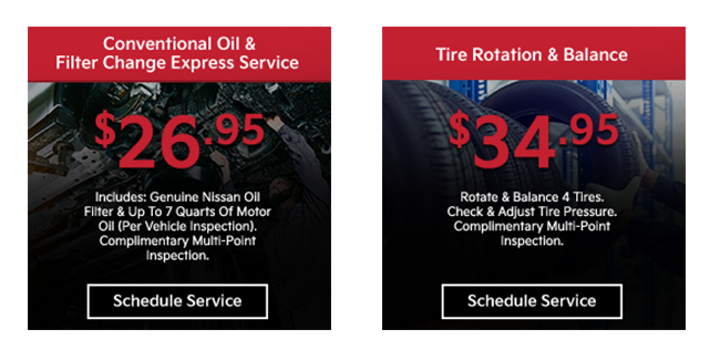 coupons for special offers on service for your car