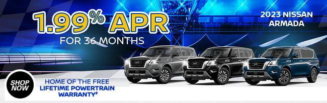 special apr offer on Nissan Armada