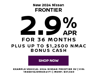 2024 Nissan Frontier  offer