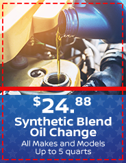 Synthetic Blend Oil Change Coupon