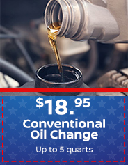 Conventional Oil Change Coupon