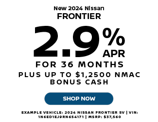 2024 Nissan Frontier  offer