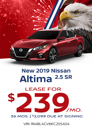New 2019 Nissan Altima 2.5 SR