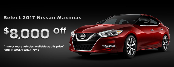Select 2017 Nissan Maximas