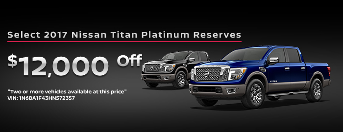New 2017 Nissan Titan Platinum Reserve