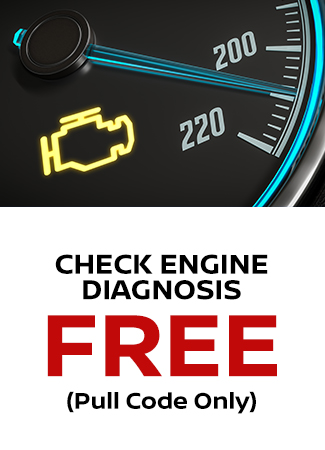 Check Engine Diagnosis FREE Service Coupon