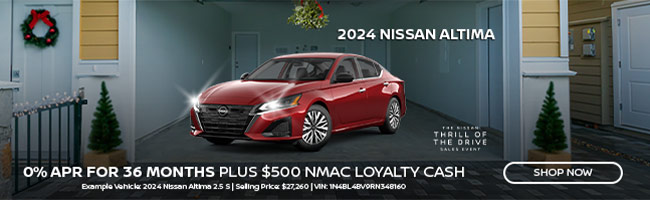 special offer on Nissan Altima