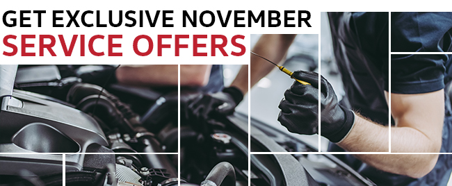 get exclusive november service offers