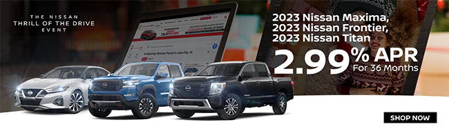 2023 NIssan Maxima, Frontier and Titan