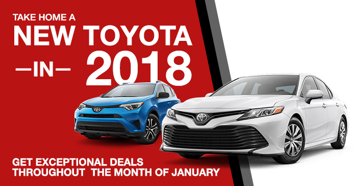 Take Home A New Toyota In 2018