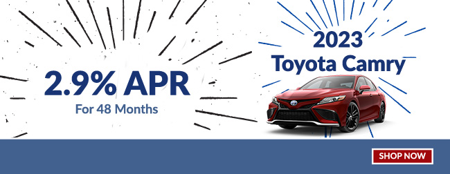 special APR on Toyota Camry
