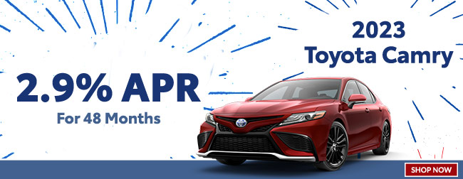special offers on Camry, Tundra, Highlander