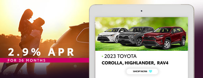 special APR on Toyota Camry