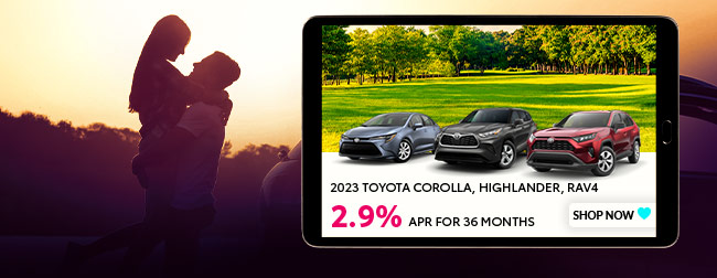 2023 Toyota Corolla highlander and tacoma