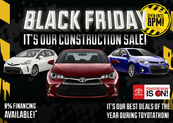 It’s Black Friday! It’s Our Construction Sale!