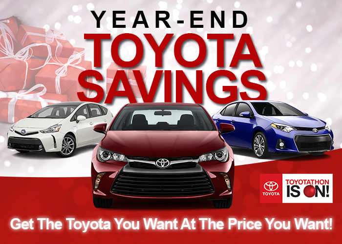 Year End Toyota Savings