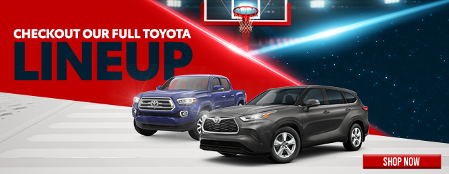 Checkout our full Toyota lineup