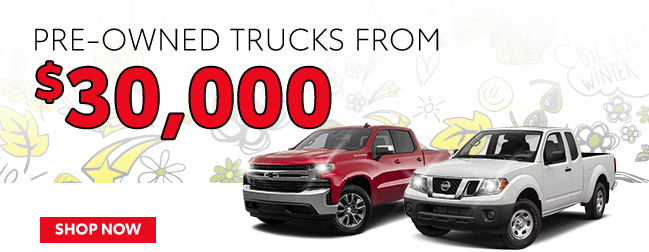 preowned trucks from $25,000