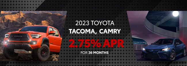 2023 Toyota Tacoma dn Camry