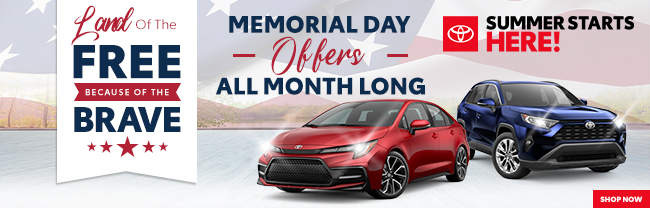 Memorial Day Offers